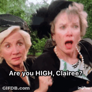 Two Older Women Are You High Claire GIF
