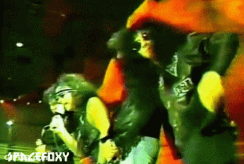 Two Older Women Standing Next To Each Other Saying Cool Down GIF
