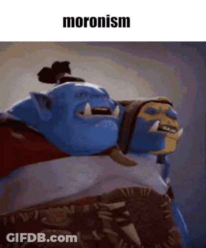 Two Orcs Lying With Moronism GIF