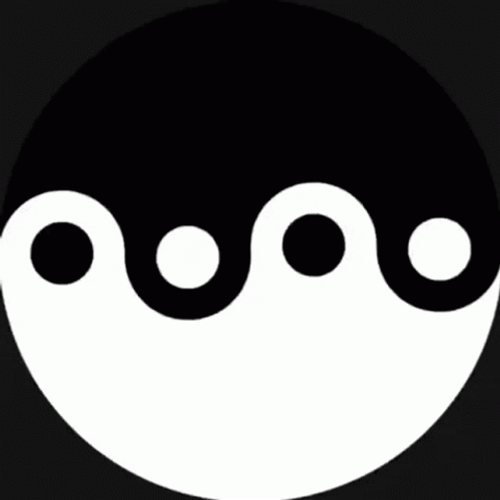 Two Pairs Of Yin Yang GIF