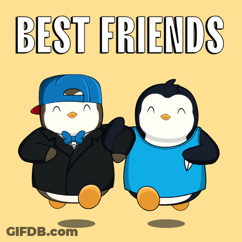 Two Penguins Best Friends GIF