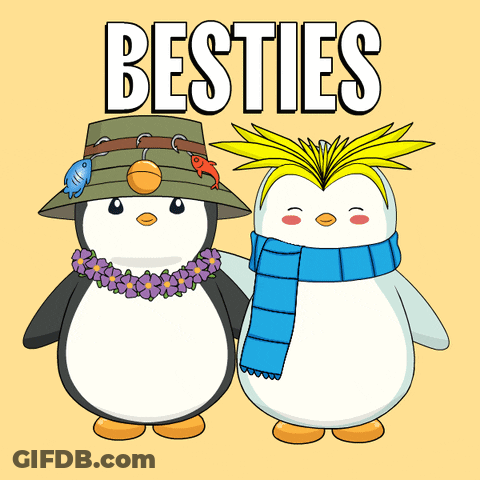 Two Penguins Besties GIF