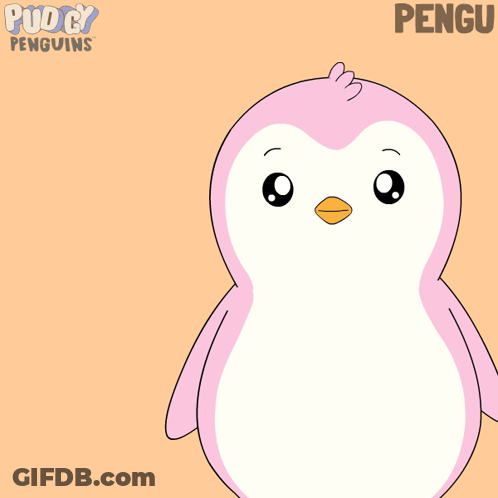 Two Penguins Hugging Sneak Hug GIF