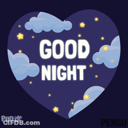 Two Penguins Kissing In Heart Frame Saying Pengu GIF