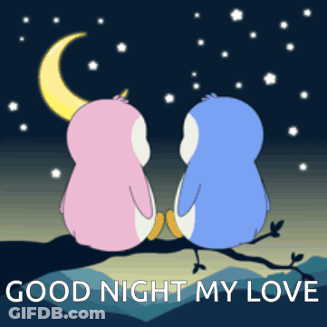 Two Penguins Sleeping On Cloud With Puddy Penguins GIF
