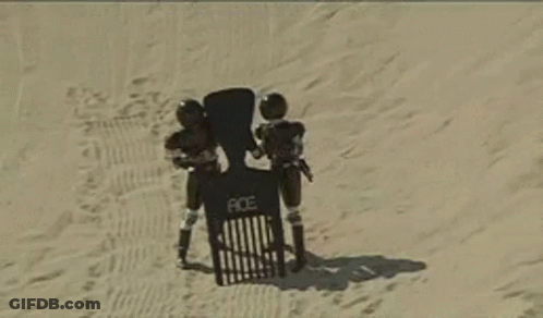 Two People Holding Ace Comb GIF