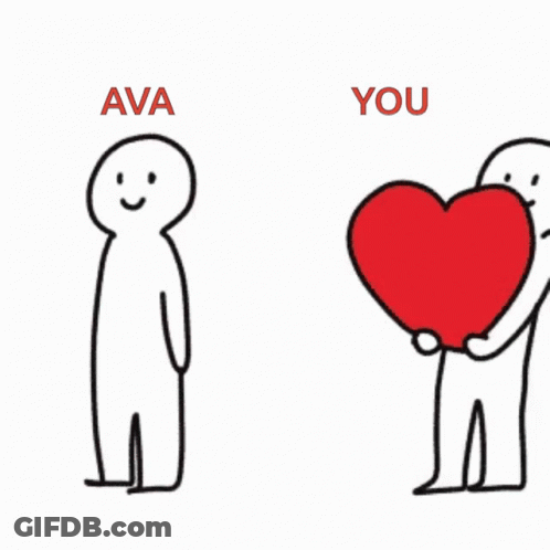Two People Holding Hands Ava And You GIF