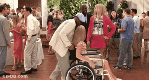 Two People Kissing Goodnight GC GIF