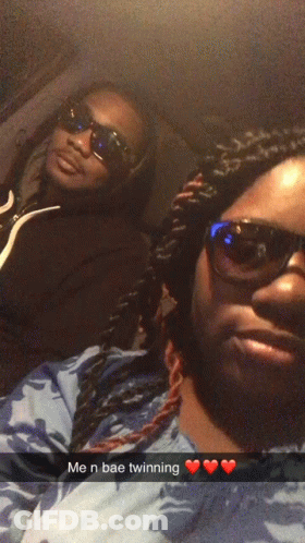 Two People Me N Bae Winning GIF