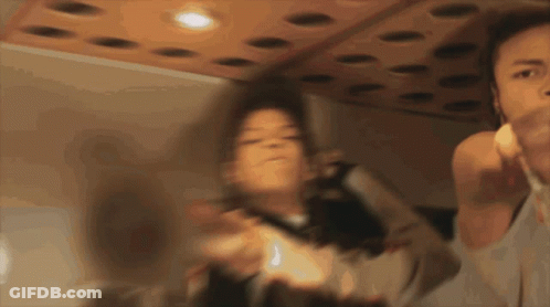 Two People One Pointing GIF