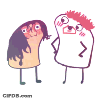 Two People Standing Together GIF
