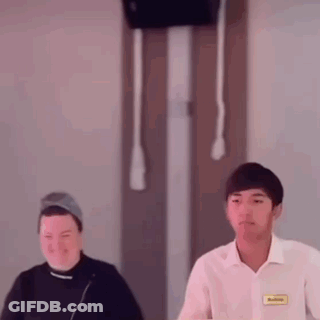 Two People Standing Together GIF