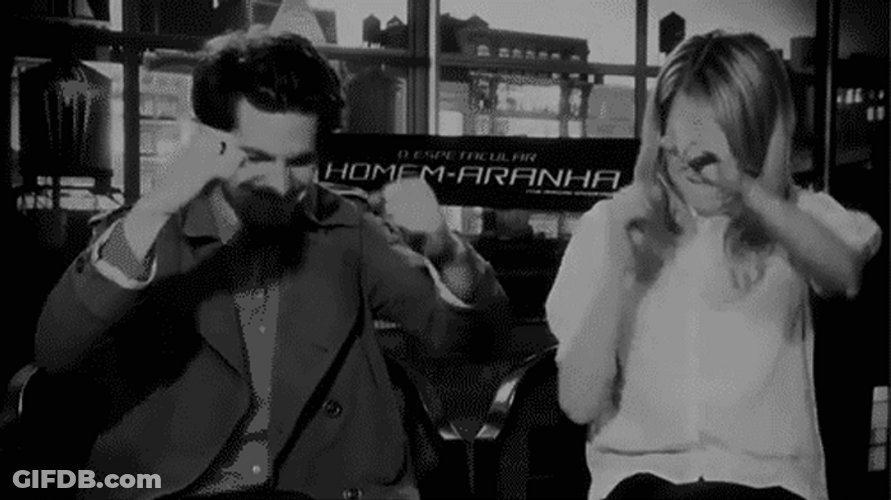 Two People Vibing Romance GIF