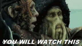 Two Pirates Of The Caribbean Saying You Will Watch This GIF
