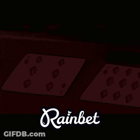 Two Playing Cards Rainbet GIF