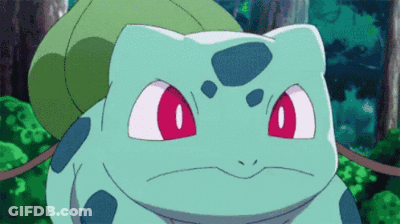 Two Pokemon Standing With Mouths Open GIF