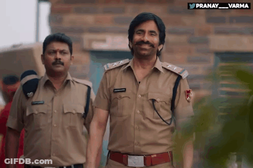 Two Police Officers One Named Pranay GIF