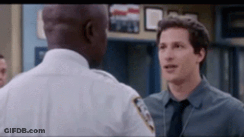 Two Police Officers Talking GIF