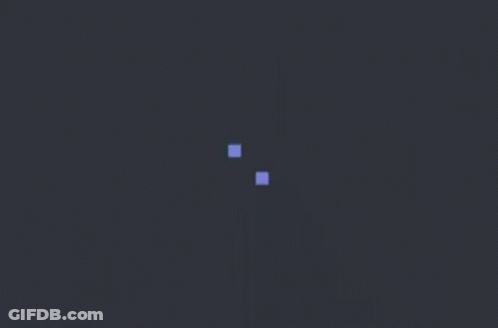 Two Purple Squares Moving In Circle GIF