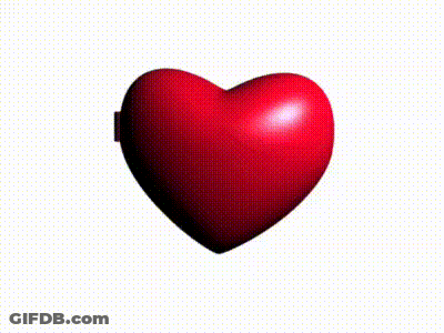 Two Red Heart Mirrors Shivers My Beloved GIF
