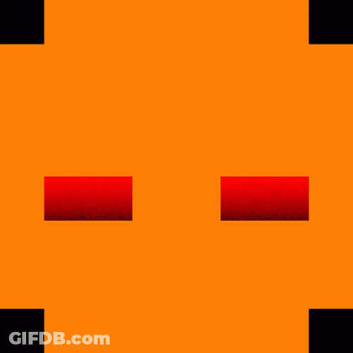 Two Red Squares On Yellow Background GIF