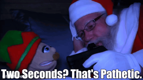 Two Seconds That's Pathetic Poster GIF