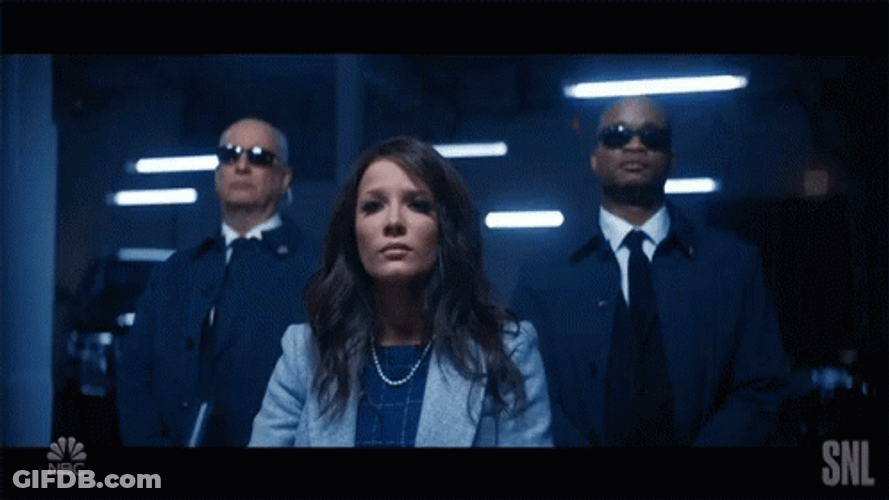 Two Secret Service Behind GIF