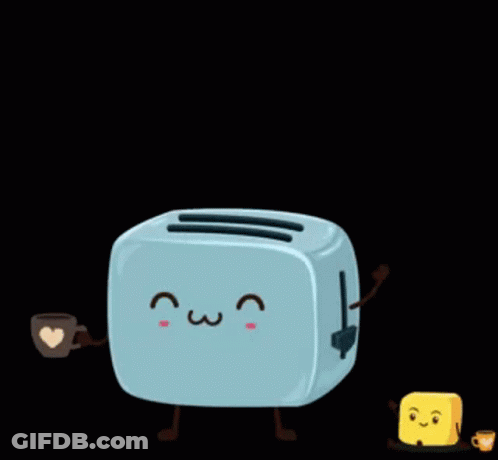 Two Slices Of French Toast With Syrup GIF
