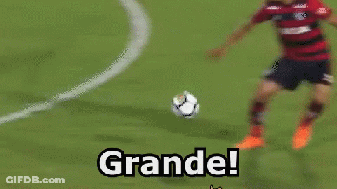 Two Soccer Players Are Playing A Game And One Of Them Is Wearing A Shirt That Says Caixa On It . GIF
