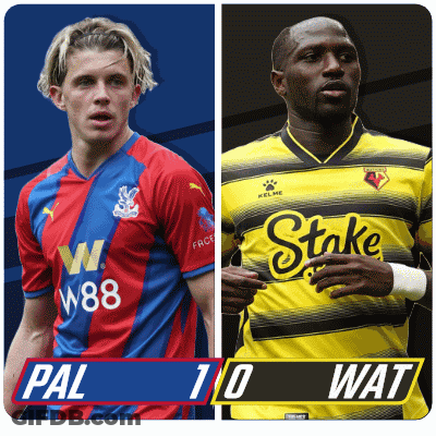Two Soccer Players Are Standing Next To Each Other And One Is Wearing A Stake Jersey GIF