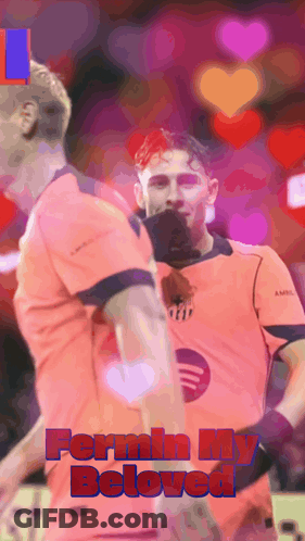 Two Soccer Players Fermin My Beloved GIF