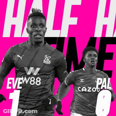 Two Soccer Players Half Time GIF