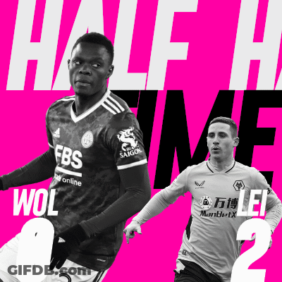Two Soccer Players Half Time Wolves Wolves 2 GIF