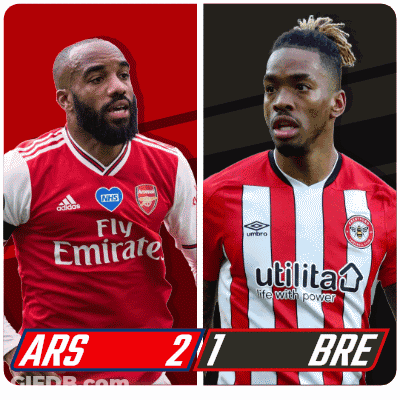 Two Soccer Players In Fly Emirates Jersey GIF