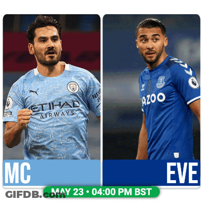 Two Soccer Players Named Mc And Eve Are Shown On A Poster GIF