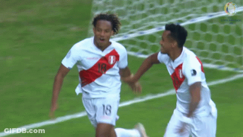 Two Soccer Players Number 18 GIF