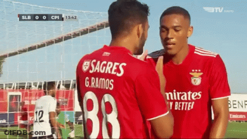 Two Soccer Players Number 38 GIF