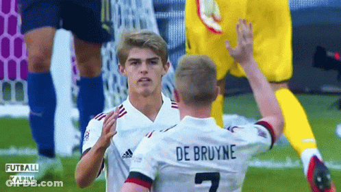 Two Soccer Players Number 7 GIF