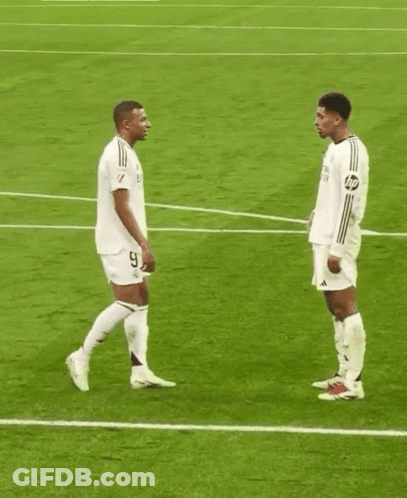 Two Soccer Players Number 9 GIF