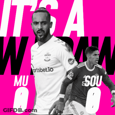 Two Soccer Players On A Pink Background That Says It 'S A Win Mu 0 GIF