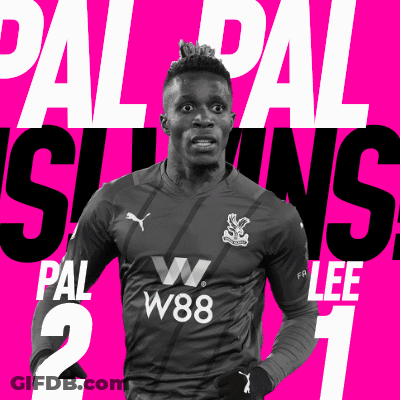 Two Soccer Players On Blue Background Saying Pal Che GIF