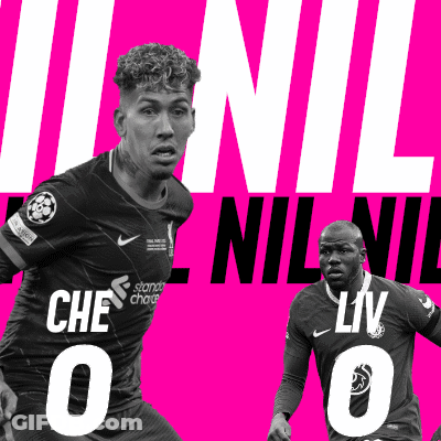 Two Soccer Players On Pink Background 0-0 GIF