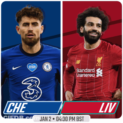 Two Soccer Players One From Chelsea And One From Liverpool GIF