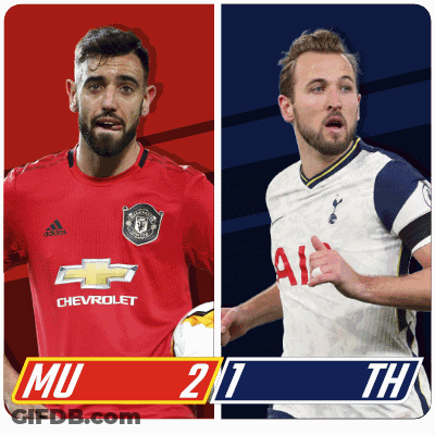 Two Soccer Players One From Chevrolet And The Other From Tottenham GIF