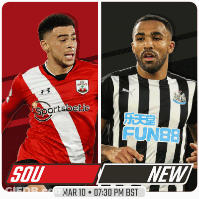 Two Soccer Players One From Sou And One From Funbb GIF