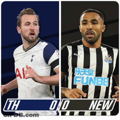 Two Soccer Players One From Tottenham And One From Fun88 GIF
