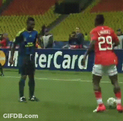 Two Soccer Players One In 29 Jersey GIF