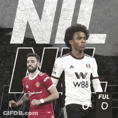 Two Soccer Players One In A Red Jersey And One In A White Jersey With W88 On It GIF