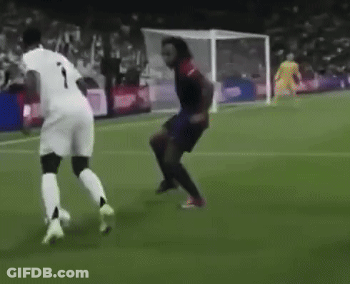 Two Soccer Players, One Number 1 GIF