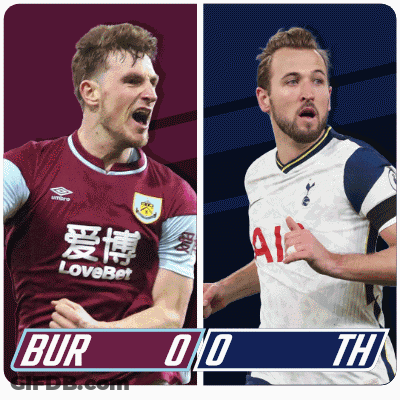 Two Soccer Players One Wearing A Lovebet Jersey And One Wearing A Tottenham Jersey GIF